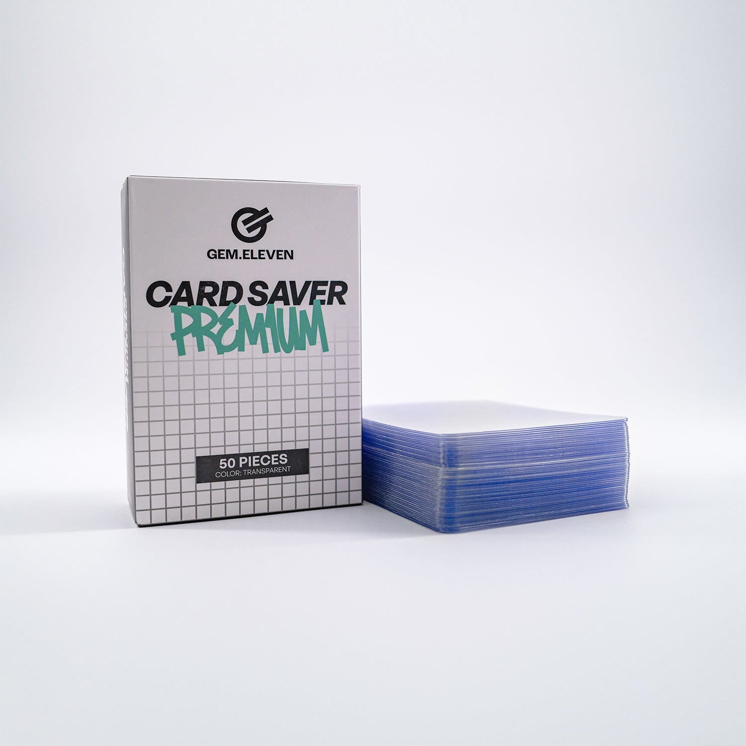 Card Saver 50 Pack – Semi-Rigid Grading Holder – GemEleven